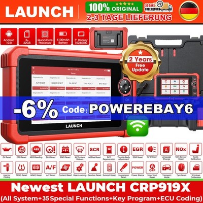 2025 LAUNCH X431 CRP919X Profi KFZ OBD2 Diagnosegerät ALLE System ECU Coding DE