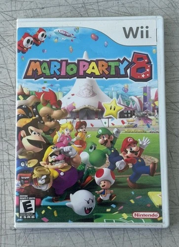 Mario Party 8 Nintendo Wii Complete CIB Tested And Working VERY GOOD