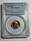 1909 VDB Lincoln Cent PCGS MS65 RD Red Great Strike
