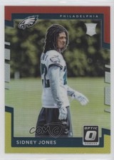 2017 Donruss Optic Rookies Red & Yellow Prizm Sidney Jones #101 dq2