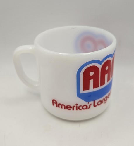 Vtg Federal Glass/Milk Glass AAMCO TRANSMISSION SPECIALISTS Heat Proof Mug ~ USA - Picture 3 of 9
