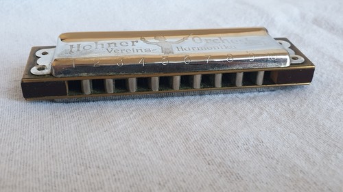 M.Hohner Mundharmonika Vereins-Harmonika Hohner Orchester I - in original Etui - Bild 3 von 11