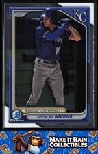Spencer Nivens 2024 Bowman Chrome Prospects #BCP-37 Kansas City Royals Prospect