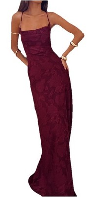 princess Polly Celena Maxi Dress Burgundy Elegant Prom Dress Size8  Comfortable | eBay