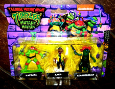 TMNT Mutant Mayhem   2023  RAPHAEL  APRIL & LEATHERHEAD 2  Action Figures