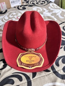 NWT Women’s Bullhide Activated Red Cowboy Hat- Small - Made In USA 100% Wool