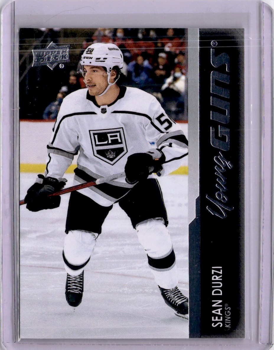 Sean Durzi Young Guns 2021-22 Upper Deck #724 Rookie Card