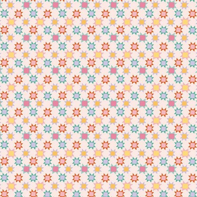 Fat Quarter Riley Blake ''Patchwork'' Stars Latte Quilt Cotton