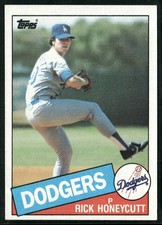 1985 Topps #174 Rick Honeycutt