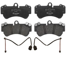 Brembo Brake Pad Set Kit Front Low-met With Sensors For Volkswagen