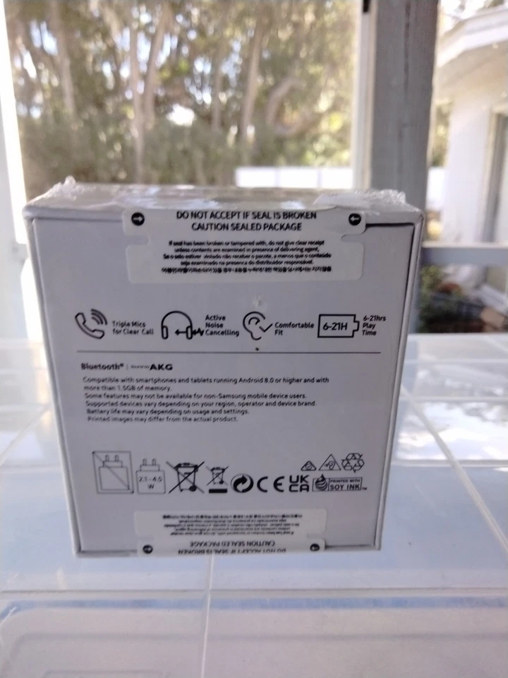 Samsung Galaxy Buds FE True Wireless In Ear Earbuds with Voice Assistant, White - Image 3 of 4