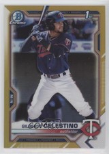 2021 Bowman Chrome Prospects Gold Refractor /50 Gilberto Celestino #BCP-232 0ou2