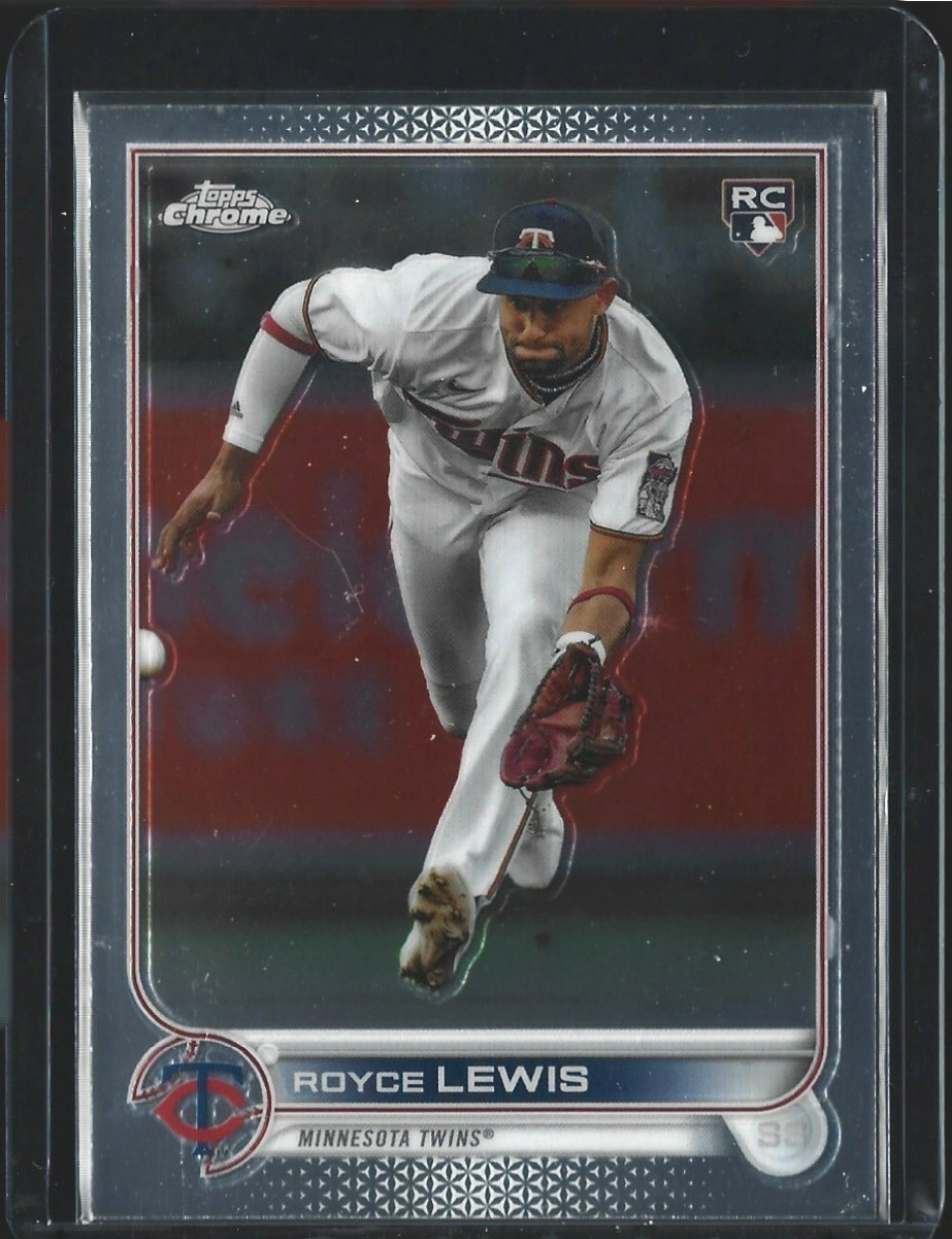 2022 TOPPS CHROME UPDATE SERIES ROYCE LEWIS ROOKIE RC #USC143 TWINS MLB
