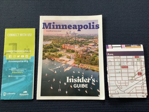 Minneapolis 2025 Visitors Guide Magazine Tourist Maps Saint St Paul Souvenirs MN