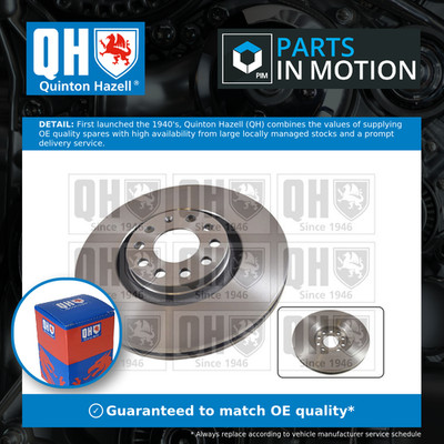 2x Brake Discs Pair Vented fits AUDI A4 B7 3.2 Front 05 to 09 321mm Set QH New