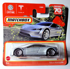 Matchbox - Tesla Roadster - Argento - 91/100 - MBX Highway 2023 - HLD17