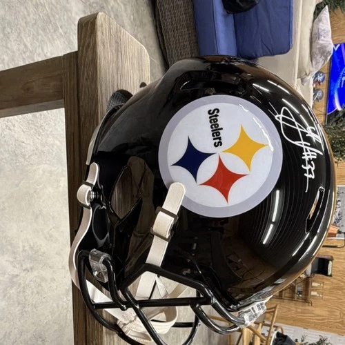 Pittsburgh Steelers Jack Sawyer Autograph Football Replica Beckett Authenticated