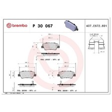 Satz Bremsbeläge Bremsklötze hinten für Hyundai Tucson TL TLE Veloster | 2388