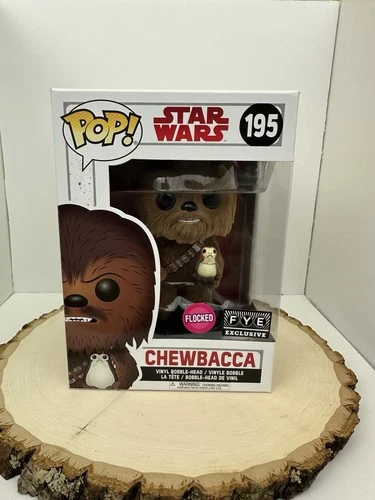 Funko Pop Star Wars Chewbacca Flocked FYE Exclusive #195 Vinyl Figure
