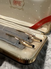 CROSS Pen Pencil Set Gold Filled 14K See Desc