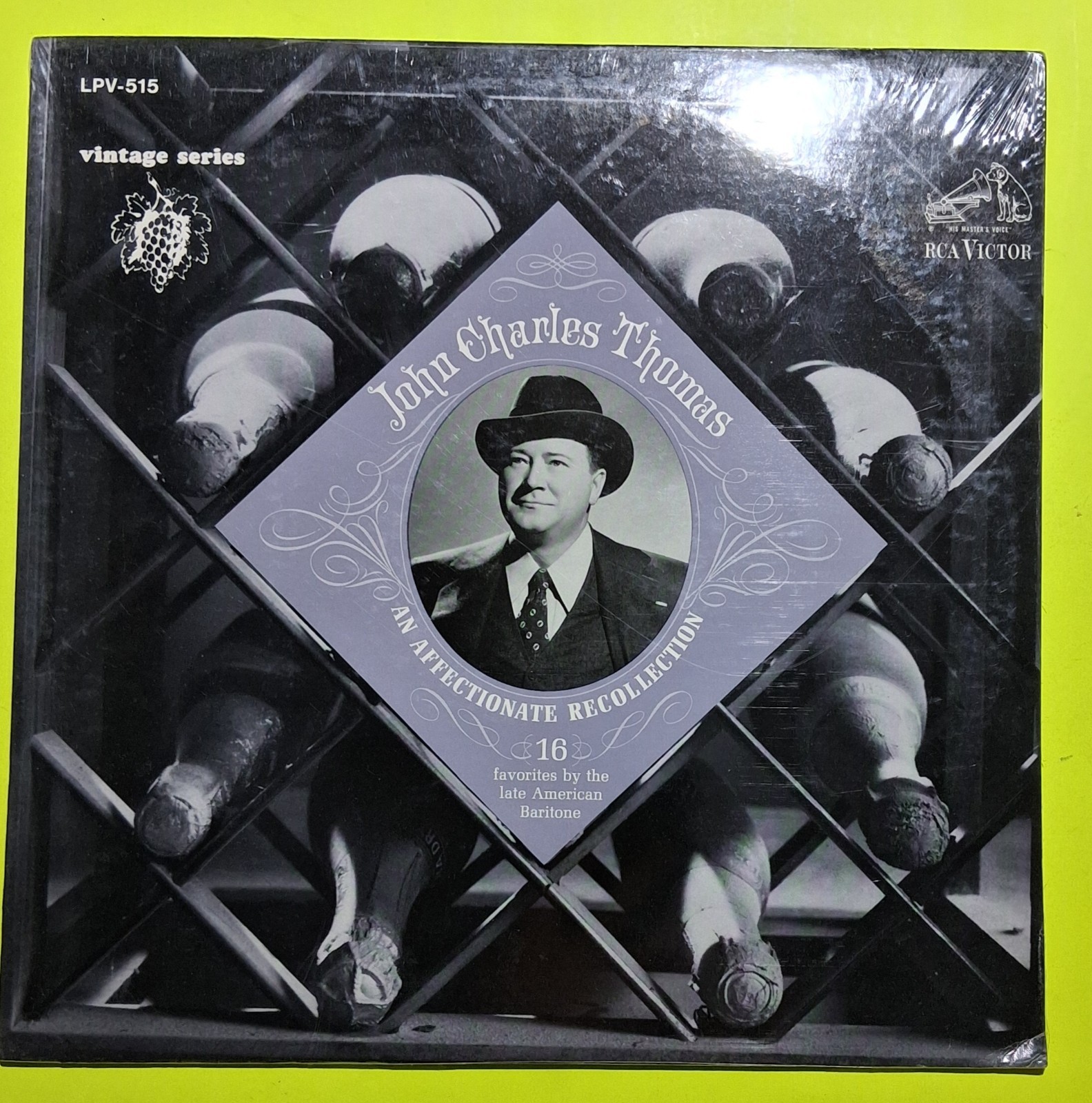John Charles Thomas LP Affectionate Recollection Factory Sealed MINT LPV-515 RCA