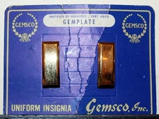 US Army Air Force Second Lieutenant 2nd LT Shoulder Metal Pins Insignia Pair V 1