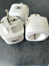 3 Eve Smart-Steckdose Typ F 11A 100-240V Weiß An/Aus 20EBO88301