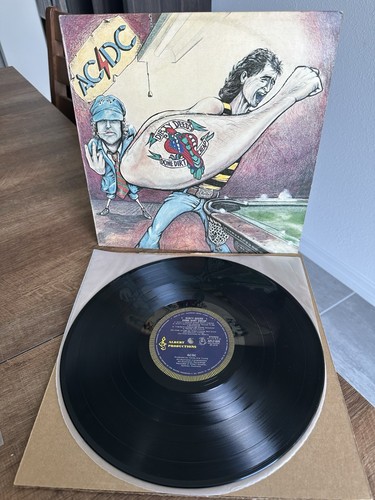 AC/DC 1976 Dirty Deeds First press Blue Roo Albert with song book ...