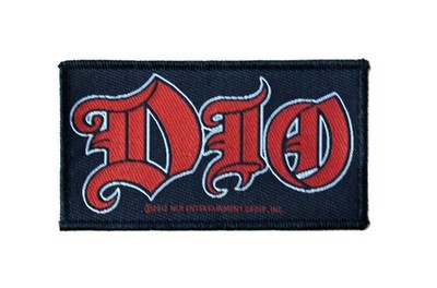 DIO Name Logo Battle Jacket Sew On Woven Patch - OFFICIAL 12-2