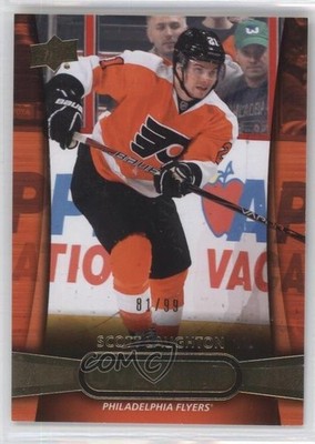 2013-14 Upper Deck Overtime Gold 81/99 Scott Laughton #43 Rookie RC 2a8