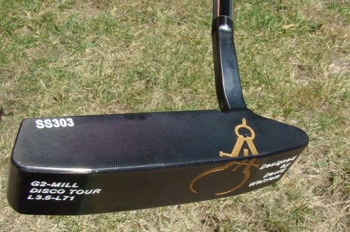 GAUGE DESIGN JAPAN TOUR ISSUE G2-MILL DISCO TOUR SS303 BLACK 35 INCH PUTTER