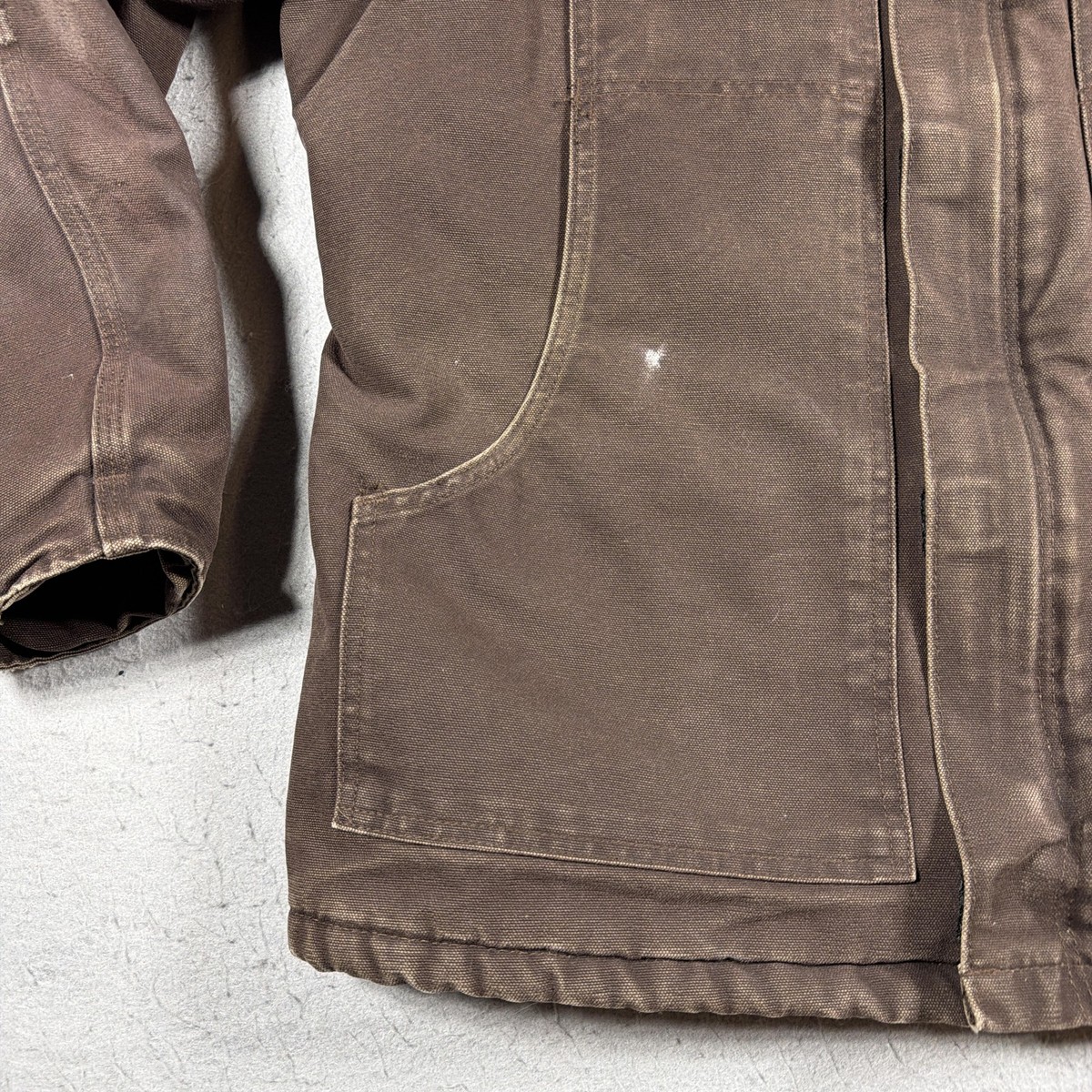 Vintage Carhartt C26 DKB Dark Brown Men M Regular Arctic Quilt