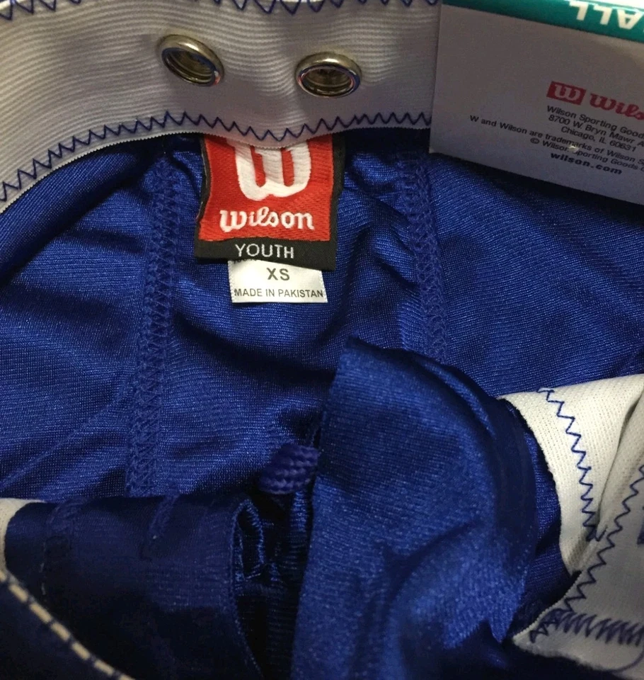 Pantalones de fútbol americano Wilson F5720 polielásticos brillantes con cordones talla XS nuevos con etiquetas Foto 4 de 4
