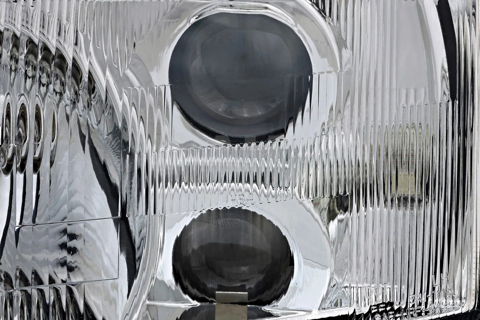 Conjunto de faróis halogênio para 1995-1997 Audi A6 S6 lado motorista e passageiro - Imagem 3 de 4