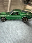 Hot Wheels 1968 Custom Mustang HK Green Redline Original Paint