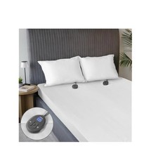 Sunbeam King Heated Mattress Pad Restful Quilted Extra-Cozy Fabric - King 80x76