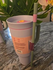 OWALA 40OZ STAINLESS STEEL STRAW TUMBLER, PERIWINKLE TWINKLE - Scratch & Dent