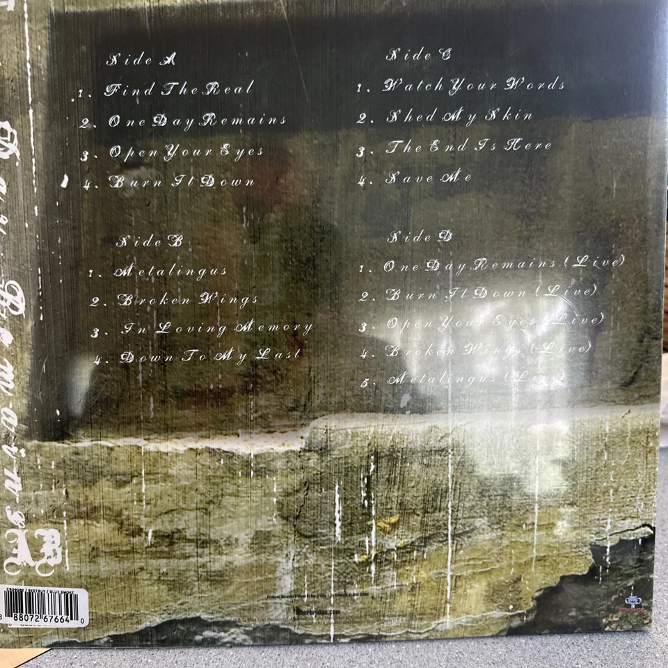 Alter Bridge one Day remains limited edition blue smoke vinyl 2LP Best Buy New  - Image 3 of 4