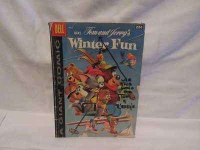 Tom and Jerry's Winter Fun #6 Dell Comics 1957  Silver Age Giant MGM