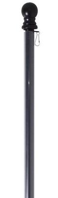 Briarwood Lane 57'' Black Metal Flag Pole