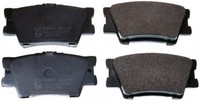 Hinterachse Denckermann B111190 Bremsbelagsatz, Scheibenbremse FüR Lexus,Toyota