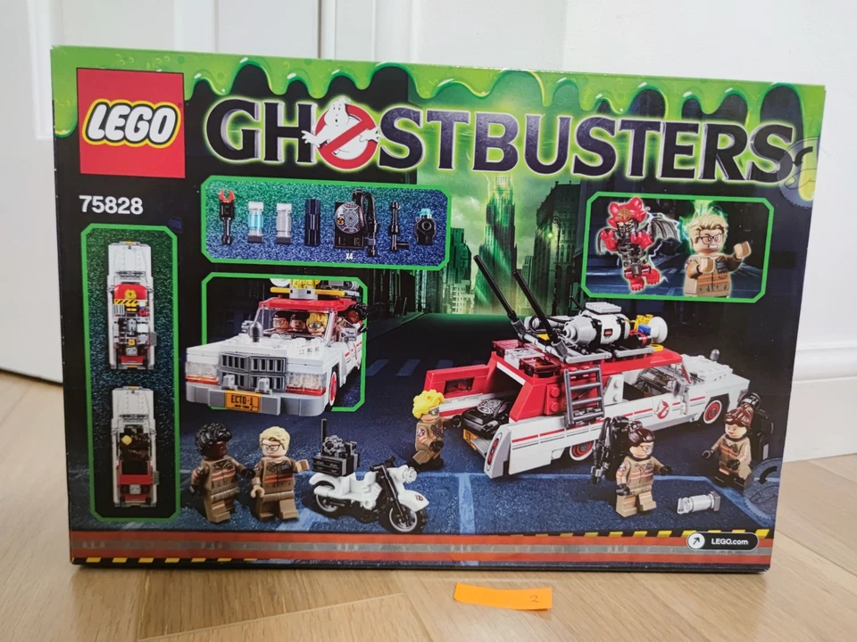 LEGO 75828 Ecto-1 & 2 GHOSTBUSTERS New Sealed Box  (#2) - image 2 of 4