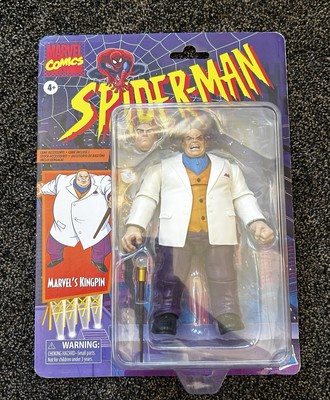 Kingpin Marvel Legends Spider Man Retro Series 8'' Figure 1/12 In Hand New MOC