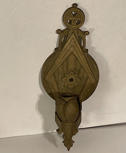 Aplique eléctrico antiguo de metal rescatado para montaje en pared accesorio de luz Art-Deco - Imagen 3 de 9