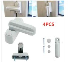 4Pcs T Type Window Safety Locks UPVC Door Sash Jammer Security Restrictor Lock