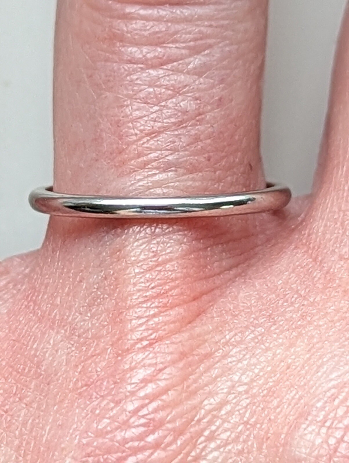 Lot Two Stackable Rings Bands Purple Rhinestone S… - image 3