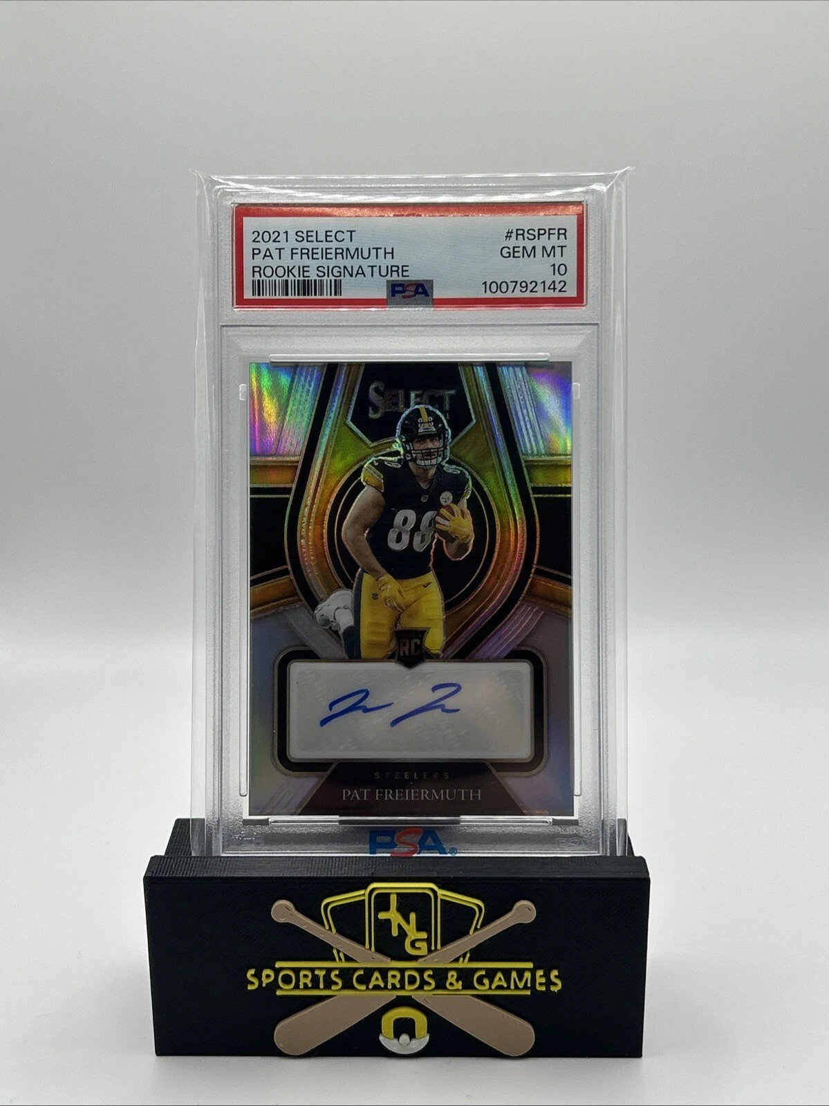 Pat Freiermuth Panini Select Rookie Signatures #RSPFR Base