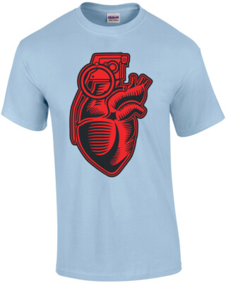 Vintage Grenade Heart T-Shirt