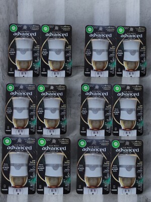 Air Wick Advanced Plug in Scented Oil Air Freshener Essential Oils Warmer. 12pkg