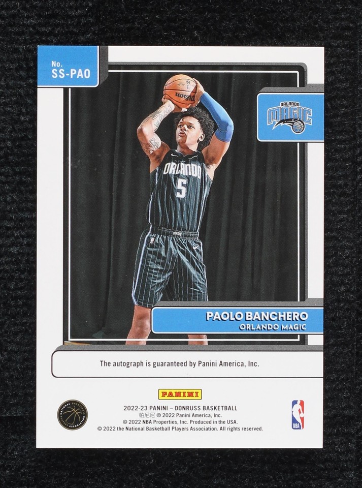 PSA鑑定済】PAOLO BANCHERO サイン入りジャージ PSA鑑定済】PAOLO